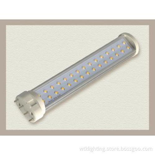 2G11 LED tube with 220V AC input voltage, 2835 lamp beads high lumen efficiency, 8W power